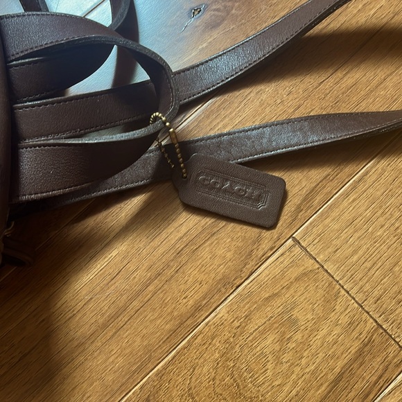 Vintage Coach Brown Leather Daypack - Picture 2 of 8